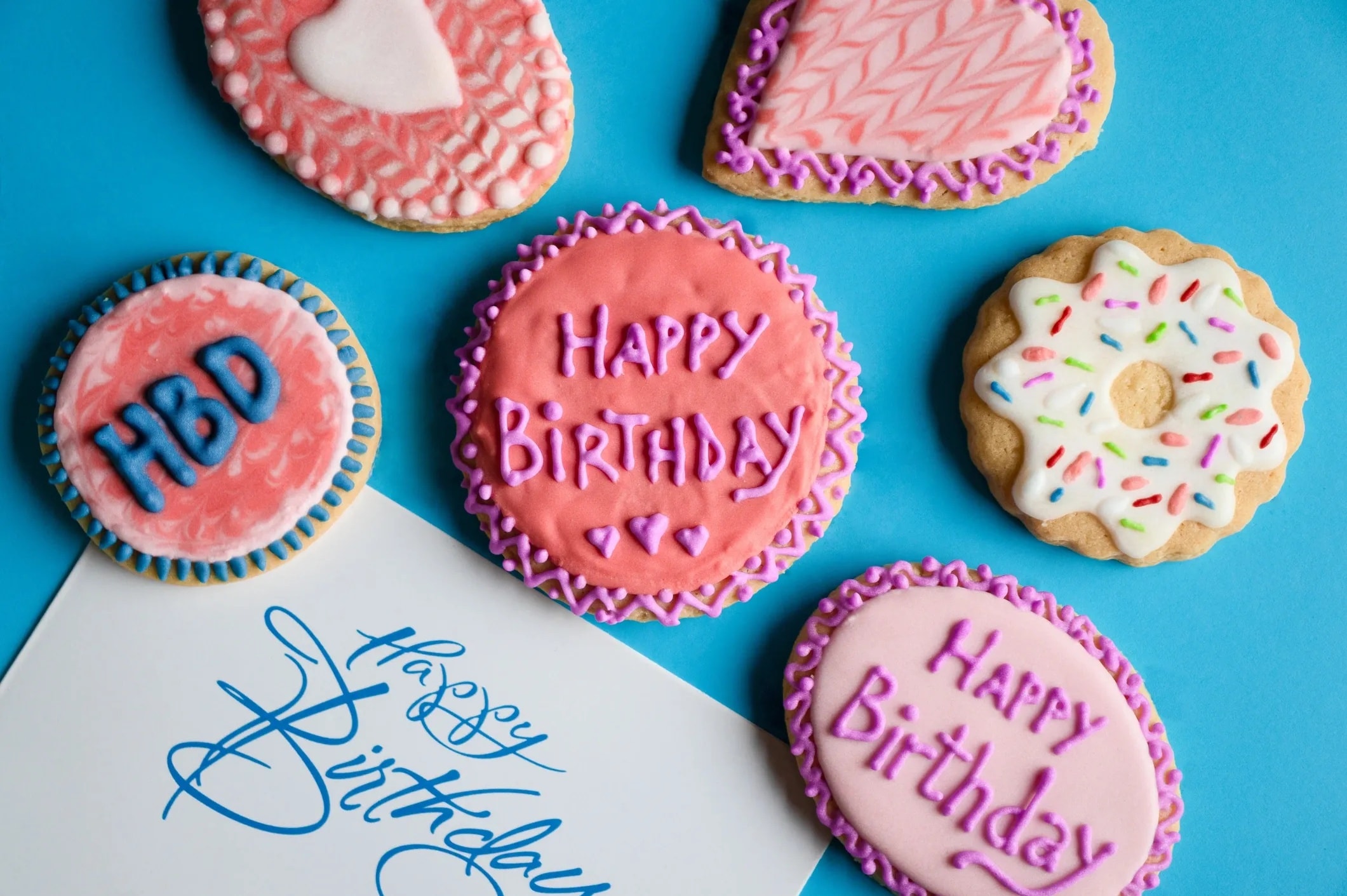Sprinkle-topped birthday celebration sugar cookies